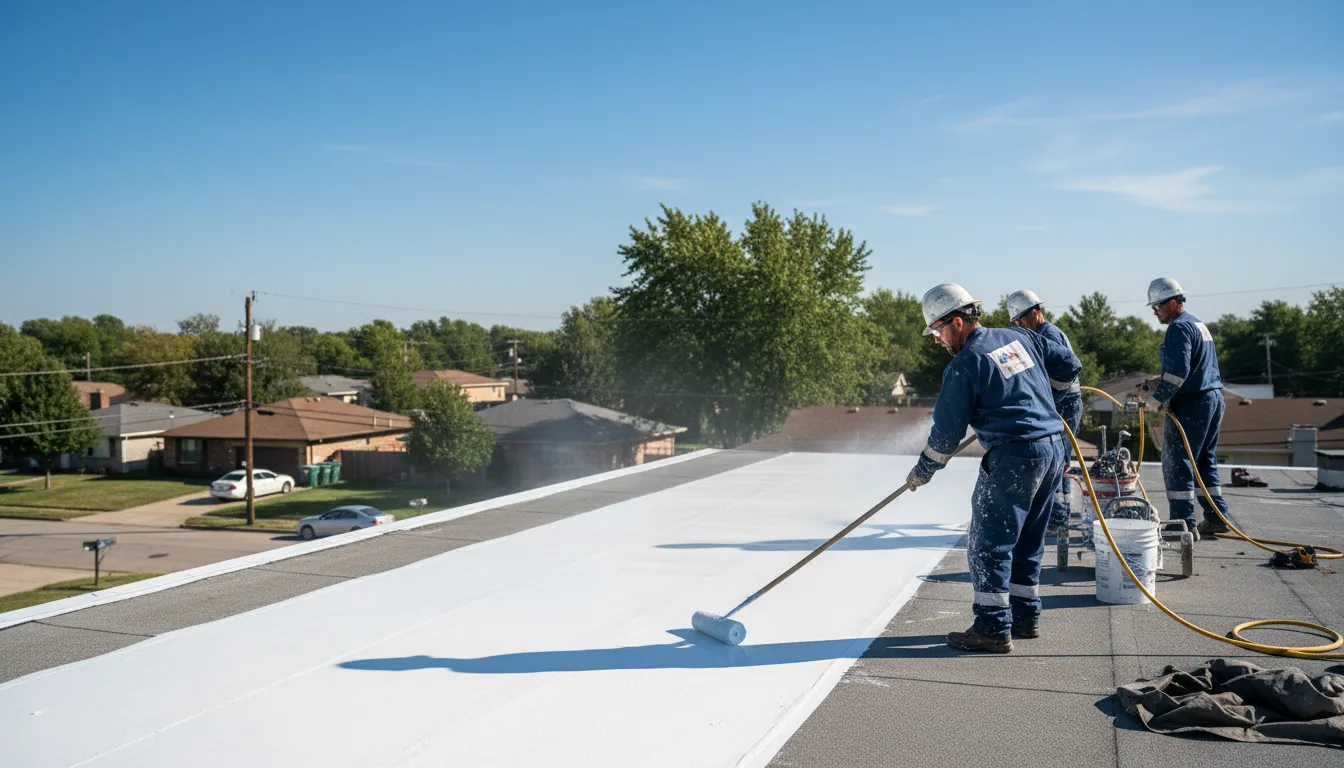 Commercial roof coating in Burnet, TX near me
